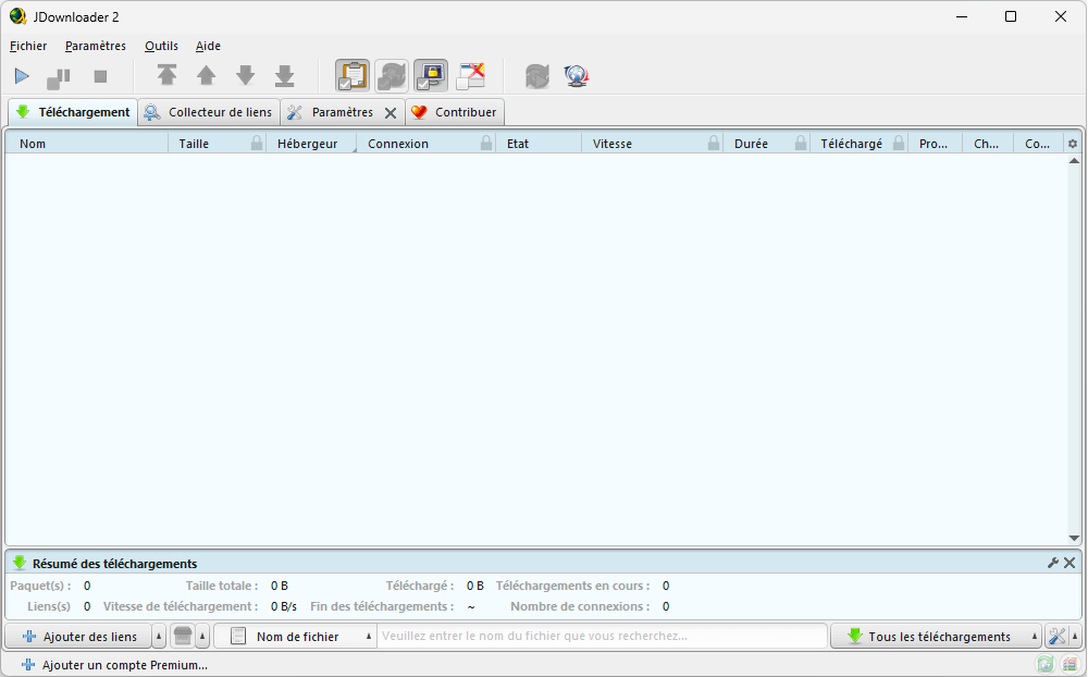Jdownloader Turbobit gestionnaire de download