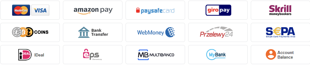 Payment options for Turbobit Premium Account